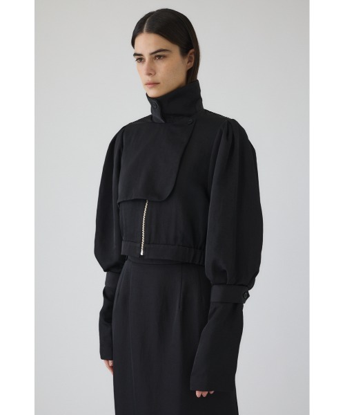 RIM.ARK（リムアーク）の「Zip-up puff JK ジップアップパフジャケット（ナイロンジャケット・レディース・ブラック/ライトグリーン・FREE）」の22枚目の写真
