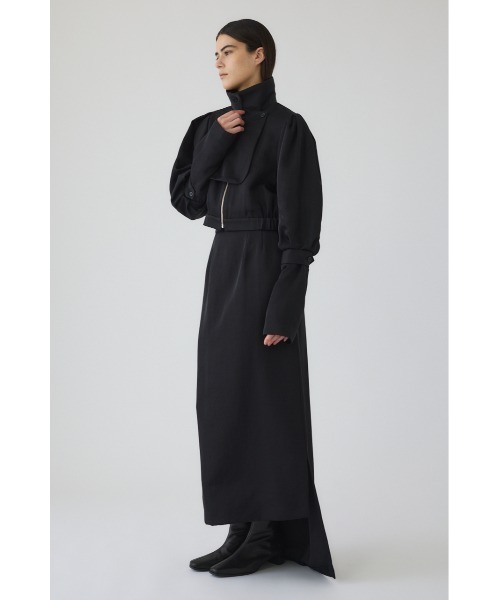 RIM.ARK（リムアーク）の「Zip-up puff JK ジップアップパフジャケット（ナイロンジャケット・レディース・ブラック/ライトグリーン・FREE）」の16枚目の写真