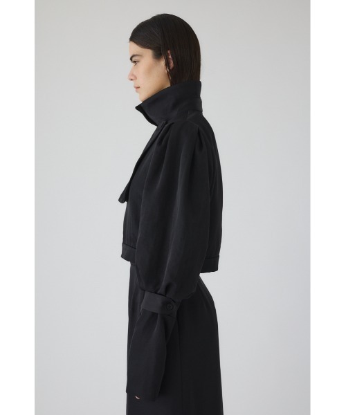 RIM.ARK（リムアーク）の「Zip-up puff JK ジップアップパフジャケット（ナイロンジャケット・レディース・ブラック/ライトグリーン・FREE）」の18枚目の写真