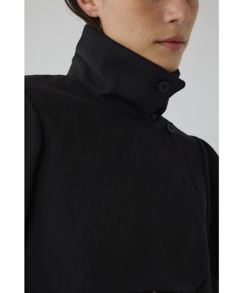 RIM.ARK（リムアーク）の「Zip-up puff JK ジップアップパフジャケット（ナイロンジャケット・レディース・ブラック/ライトグリーン・FREE）」の20枚目の写真