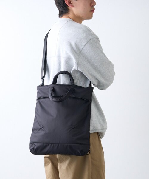 Franklin Climbing(フランクリンクライミング)の「【Franklin Climbing】男女兼用/通勤・通学/8WAYマルチヘルメットショルダーバッグ(ショルダーバッグ・メンズ・ブラック/グレー/ベージュ・ONE SIZE)」の7枚目の写真