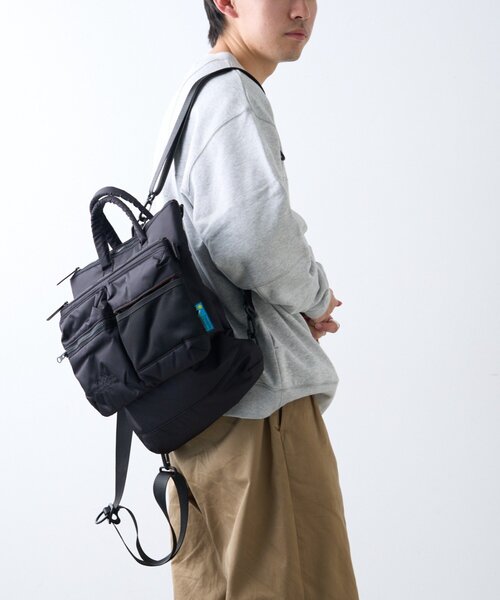 Franklin Climbing(フランクリンクライミング)の「【Franklin Climbing】男女兼用/通勤・通学/8WAYマルチヘルメットショルダーバッグ(ショルダーバッグ・メンズ・ブラック/グレー/ベージュ・ONE SIZE)」の9枚目の写真