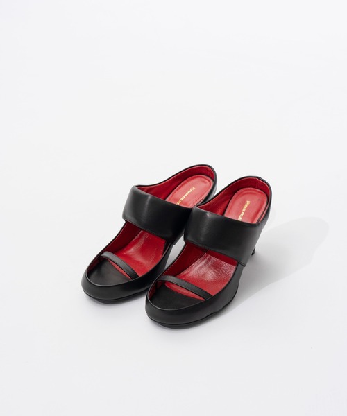 PRANK PROJECT(プランクプロジェクト)の「パフボートサンダル / Puff Boat Sandals(サンダル・レディース・ブラック/レッド・36/37/38)」の6枚目の写真