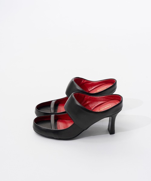 PRANK PROJECT(プランクプロジェクト)の「パフボートサンダル / Puff Boat Sandals(サンダル・レディース・ブラック/レッド・36/37/38)」の7枚目の写真