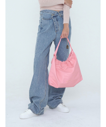Synthetic Leather Small Hobo Bag - Pink