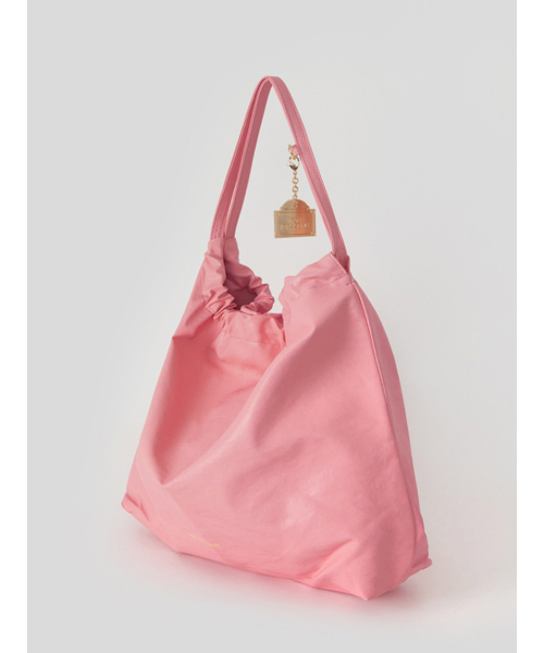 RUEDEUGENIE(リュデュージェニー)の「Synthetic Leather Small Hobo Bag - Pink(ショルダーバッグ・レディース・その他・FREE)」の4枚目の写真
