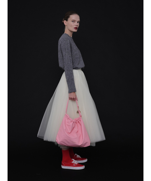 RUEDEUGENIE(リュデュージェニー)の「Synthetic Leather Small Hobo Bag - Pink(ショルダーバッグ・レディース・その他・FREE)」の8枚目の写真