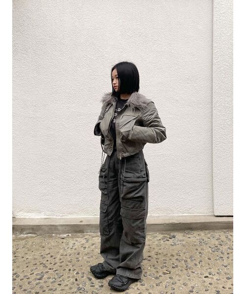 GAMMA GALLERY（ガンマギャラリー）の「コンバットカーゴパンツ[チャコール]（その他パンツ・メンズ・その他・SMALL）」の4枚目の写真