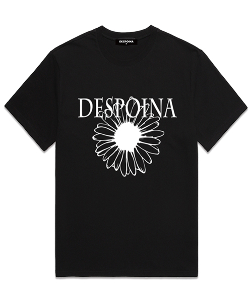 OUSE(オウズ)の「フラワープリント半袖Tシャツ (DPTS001) ブラック/ホワイト(Tシャツ/カットソー・レディース・その他・SMALL/MEDIUM/LARGE/X-LARGE/XX-LARGE)」の2枚目の写真