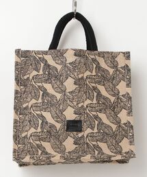 【Swaraj/スワラージ】ジュートBOX型バッグ（Ｍ）ポーチ付き