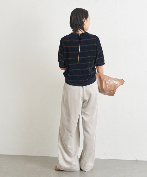 JOURNAL STANDARD（ジャーナルスタンダード）の「《追加4》コーデュロイワイドパンツ（その他パンツ・レディース・ブラウン系その他/ホワイト×ホワイト・36/38）」の4枚目の写真