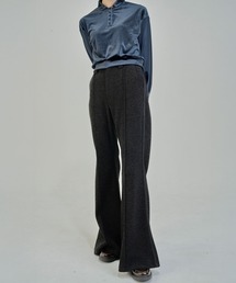 【Nora Lily】「elle」Lib Knit Line Bell Bottom