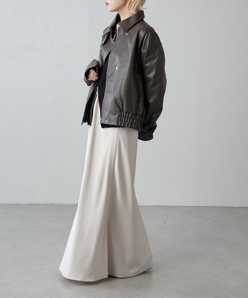 Lui's フェイクレザーブルゾン Lui's（ルイス）の「フェイクレザーブルゾン（ブルゾン）」 - WEAR