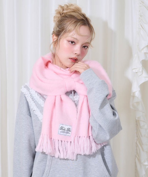 ピンク ロゴ入り マフラー ~~de1 ピンク ロゴ入り マフラー ~~de1 ピンク ロゴ入り マフラー ~~de1