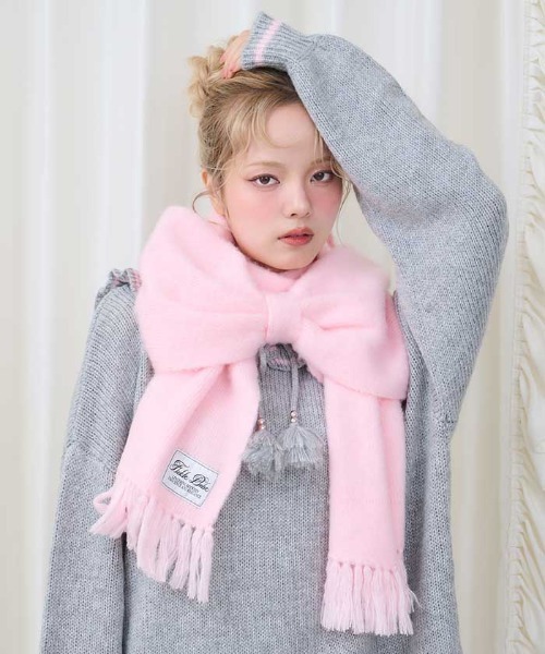 Bebeリボンマフラー（マフラー）｜FickleBebe（フィクルベベ）の