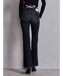 GYDA | NEWハイウエストBACKクロスフレアパンツ(デニムパンツ)