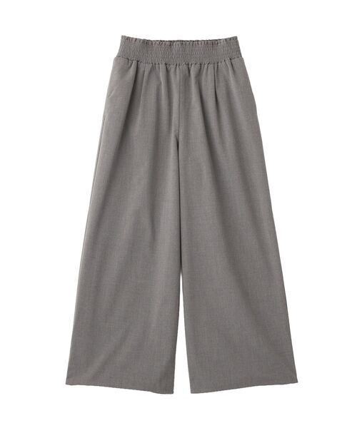 Green　Parks（グリーンパークス）の「あったか裏起毛フレアワイドパンツ（その他パンツ・レディース・杢グレー/アイボリー/ブラック・FREE）」の16枚目の写真