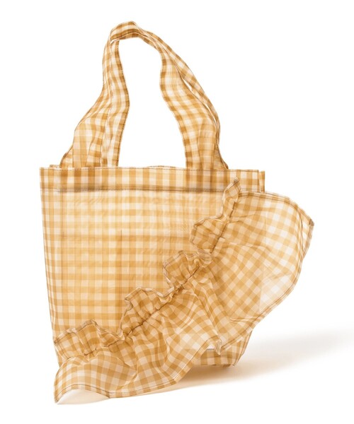 Ray BEAMS（レイビームス）の「HELOYSE / mercury mesh S（トートバッグ・レディース・グリーン/ブラック/ベージュ・ONE SIZE）」の2枚目の写真