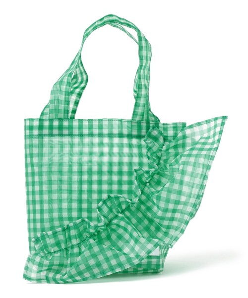 Ray BEAMS（レイビームス）の「HELOYSE / mercury mesh S（トートバッグ・レディース・グリーン/ブラック/ベージュ・ONE SIZE）」の3枚目の写真