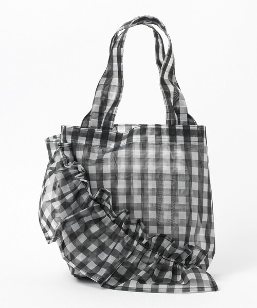 Ray BEAMS（レイビームス）の「HELOYSE / mercury mesh S（トートバッグ・レディース・グリーン/ブラック/ベージュ・ONE SIZE）」の4枚目の写真