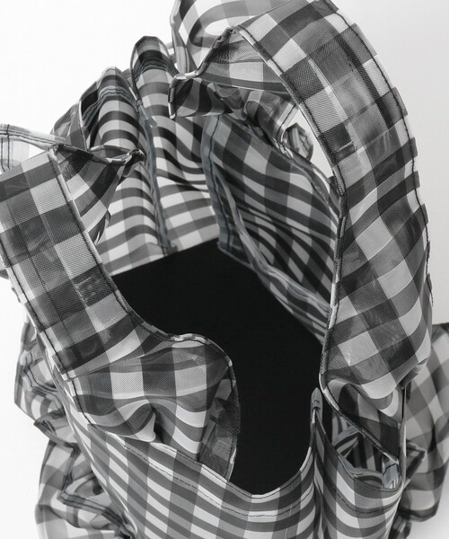 Ray BEAMS（レイビームス）の「HELOYSE / mercury mesh S（トートバッグ・レディース・グリーン/ブラック/ベージュ・ONE SIZE）」の5枚目の写真