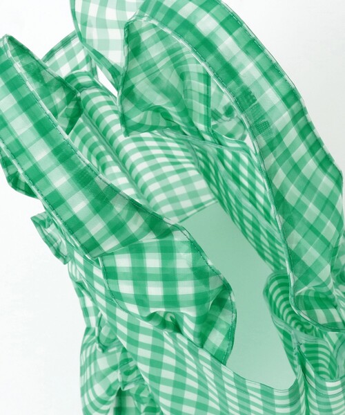 Ray BEAMS（レイビームス）の「HELOYSE / mercury mesh S（トートバッグ・レディース・グリーン/ブラック/ベージュ・ONE SIZE）」の12枚目の写真