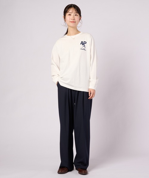 Arnold Palmer（アーノルドパーマー）の「バックロゴグラフィック シェア ロングスリーブTシャツ（Tシャツ/カットソー・レディース・チャコールグレー/ホワイト/ライム/ピンク・S/M/L/LL/XS）」の9枚目の写真