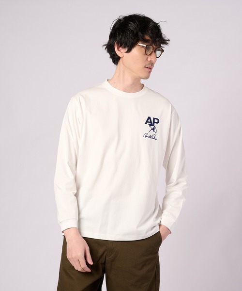 Arnold Palmer（アーノルドパーマー）の「バックロゴグラフィック シェア ロングスリーブTシャツ（Tシャツ/カットソー・レディース・チャコールグレー/ホワイト/ライム/ピンク・S/M/L/LL/XS）」の10枚目の写真