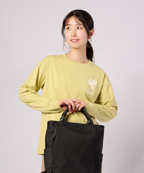 Arnold Palmer（アーノルドパーマー）の「バックロゴグラフィック シェア ロングスリーブTシャツ（Tシャツ/カットソー・レディース・チャコールグレー/ホワイト/ライム/ピンク・S/M/L/LL/XS）」の19枚目の写真