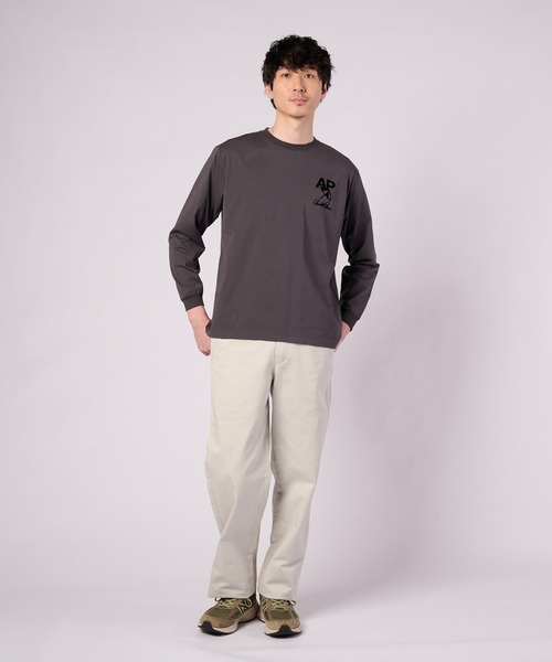Arnold Palmer（アーノルドパーマー）の「バックロゴグラフィック シェア ロングスリーブTシャツ（Tシャツ/カットソー・レディース・チャコールグレー/ホワイト/ライム/ピンク・S/M/L/LL/XS）」の18枚目の写真
