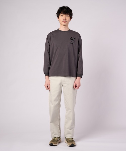 Arnold Palmer（アーノルドパーマー）の「バックロゴグラフィック シェア ロングスリーブTシャツ（Tシャツ/カットソー・レディース・チャコールグレー/ホワイト/ライム/ピンク・S/M/L/LL/XS）」の17枚目の写真