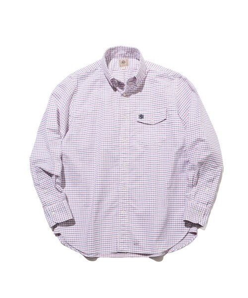 J.PRESS（ジェイプレス）の「1枚で品よく決まる【選べる8色 / IVY SHIRTS】オックスフォードオーバル シャツ /B.D.（シャツ/ブラウス・メンズ・ネイビー系/グリーン系/ネイビー系1/ピンク系/レッド系3/レッド系1/ホワイト系/グリーン系3・MEDIUM/SMALL/X-LARGE/LARGE）」の8枚目の写真