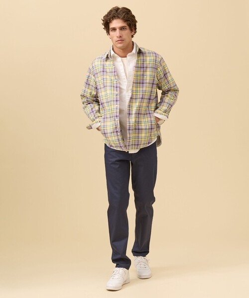J.PRESS（ジェイプレス）の「1枚で品よく決まる【選べる8色 / IVY SHIRTS】オックスフォードオーバル シャツ /B.D.（シャツ/ブラウス・メンズ・ネイビー系/グリーン系/ネイビー系1/ピンク系/レッド系3/レッド系1/ホワイト系/グリーン系3・MEDIUM/SMALL/X-LARGE/LARGE）」の11枚目の写真