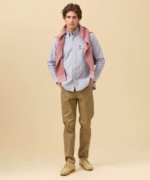 J.PRESS（ジェイプレス）の「1枚で品よく決まる【選べる8色 / IVY SHIRTS】オックスフォードオーバル シャツ /B.D.（シャツ/ブラウス・メンズ・ネイビー系/グリーン系/ネイビー系1/ピンク系/レッド系3/レッド系1/ホワイト系/グリーン系3・MEDIUM/SMALL/X-LARGE/LARGE）」の13枚目の写真