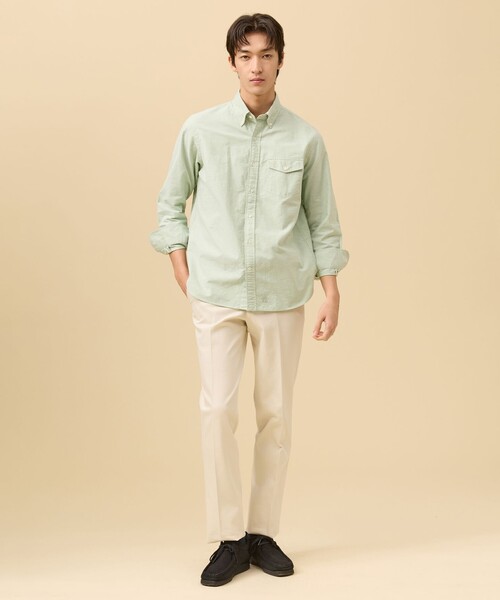 J.PRESS（ジェイプレス）の「1枚で品よく決まる【選べる8色 / IVY SHIRTS】オックスフォードオーバル シャツ /B.D.（シャツ/ブラウス・メンズ・ネイビー系/グリーン系/ネイビー系1/ピンク系/レッド系3/レッド系1/ホワイト系/グリーン系3・MEDIUM/SMALL/X-LARGE/LARGE）」の22枚目の写真
