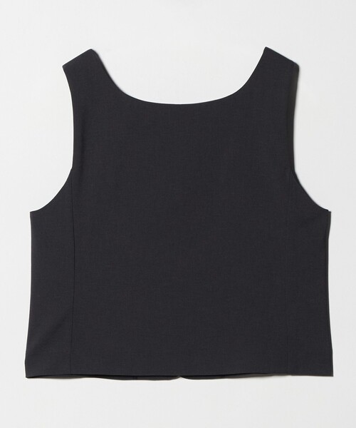 BEAUTY&YOUTH UNITED ARROWS（ビューティーアンドユースユナイテッドアローズ）の「スクエアネック 2WAYベスト 吸水速乾 防シワ UV（ベスト・レディース・ベージュ/ダークグレー・M/S）」の19枚目の写真