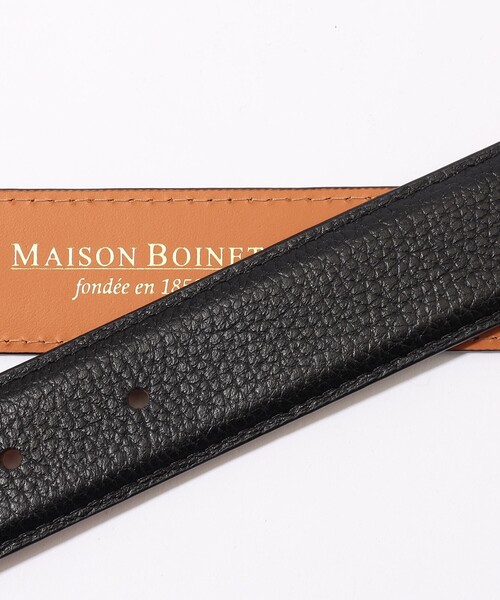 MAISON BOINET（メゾンボワネ）の「Maison Boinet レザーベルト（ベルト・レディース・ホワイト/ベージュ/ブラック・FREE）」の7枚目の写真
