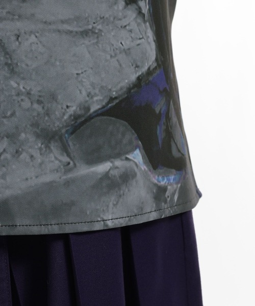 HARE（ハレ）の「レイヤードシャツ by MAO KAWASAKI(HARE)（シャツ/ブラウス・メンズ・ホワイト系その他/ブラック系その他・FREE）」の3枚目の写真