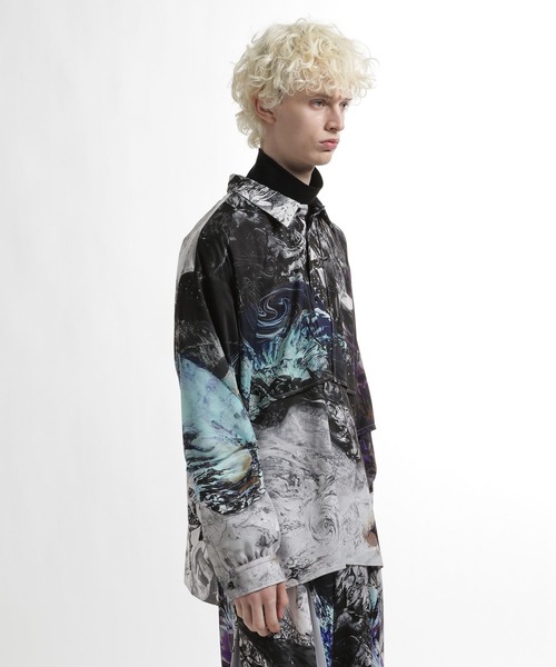 HARE（ハレ）の「レイヤードシャツ by MAO KAWASAKI(HARE)（シャツ/ブラウス・メンズ・ホワイト系その他/ブラック系その他・FREE）」の13枚目の写真