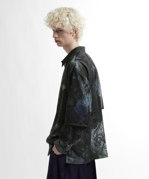 HARE（ハレ）の「レイヤードシャツ by MAO KAWASAKI(HARE)（シャツ/ブラウス・メンズ・ホワイト系その他/ブラック系その他・FREE）」の19枚目の写真