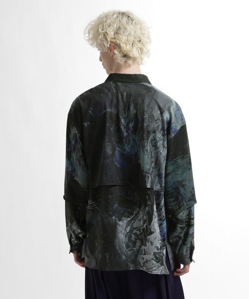 HARE（ハレ）の「レイヤードシャツ by MAO KAWASAKI(HARE)（シャツ/ブラウス・メンズ・ホワイト系その他/ブラック系その他・FREE）」の20枚目の写真