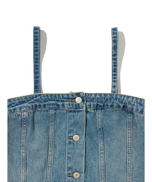 Levi's(リーバイス)の「Levi's/リーバイス 2WAY デニム ビスチェ(キャミソール・レディース・インディゴブルー・XS/S/M)」の9枚目の写真