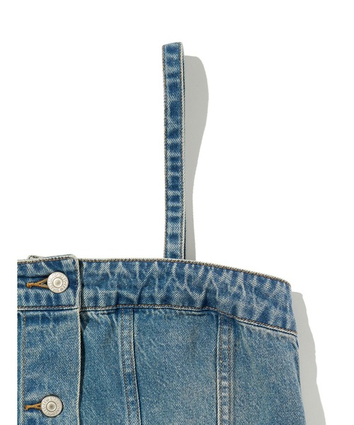 Levi's(リーバイス)の「Levi's/リーバイス 2WAY デニム ビスチェ(キャミソール・レディース・インディゴブルー・XS/S/M)」の10枚目の写真