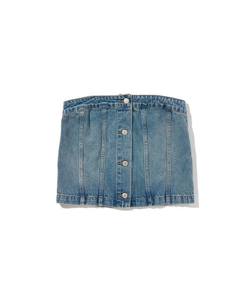 Levi's(リーバイス)の「Levi's/リーバイス 2WAY デニム ビスチェ(キャミソール・レディース・インディゴブルー・XS/S/M)」の15枚目の写真
