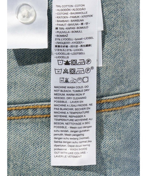 Levi's(リーバイス)の「Levi's/リーバイス 2WAY デニム ビスチェ(キャミソール・レディース・インディゴブルー・XS/S/M)」の16枚目の写真