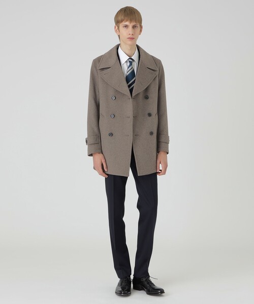 セール】【一部店舗限定】ウールビーバーピーコート（ピーコート