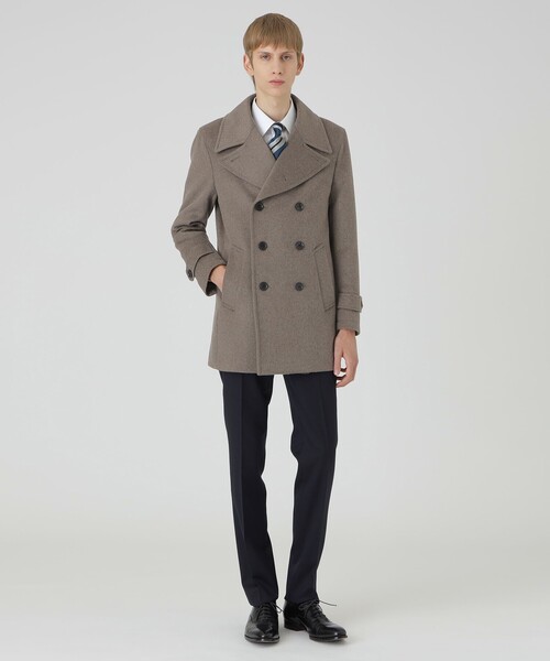 セール】【一部店舗限定】ウールビーバーピーコート（ピーコート