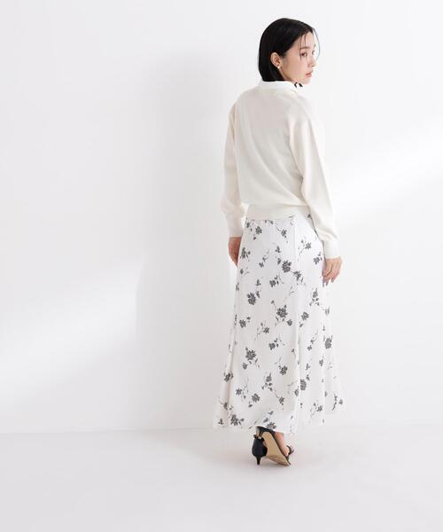 NATURAL BEAUTY BASIC(ナチュラルビューティーベーシック)の「◇2wayカラーニットカーディガン(カーディガン/ボレロ・レディース・グレー/オフホワイト/ブルー/ネイビー/ピンク・FREE)」の13枚目の写真
