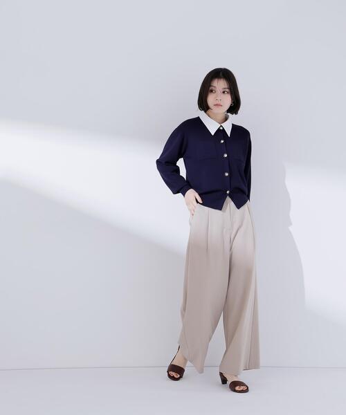 26ss新品✩︎ナチュラルビューティーベーシック2wayカラーニットカーディガン セール】＜第3回 CLASSY.お仕事名品大賞2026 チームCLASSY.賞受賞