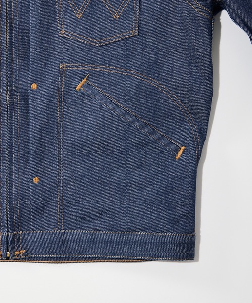 Lee（リー）の「Wrangler/ラングラー ARCHIVE 24MJZ JACKET 1964 MODEL（デニムジャケット・メンズ・ノンウォッシュ・44/42/40/38/36）」の5枚目の写真